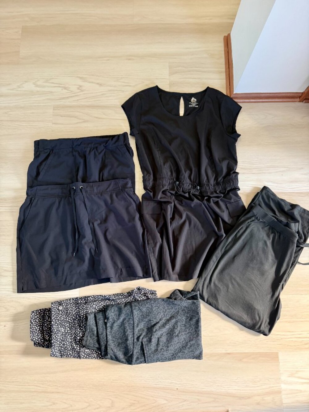 RBX Activewear Bundle XL | Travel Dress, Skorts, 7/8 Leggings & Pants | 6 Pc